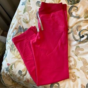 Figs Kade Cargo Scrub Pants Shocking Pink